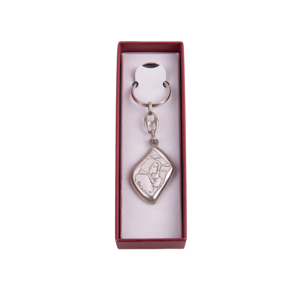 METALMORPHOSE - Portachiavi con segno zodiacale Acquario, segno astrologico dell'Acquario, regalo per uomo, donna e bambino, argento, taglia unica