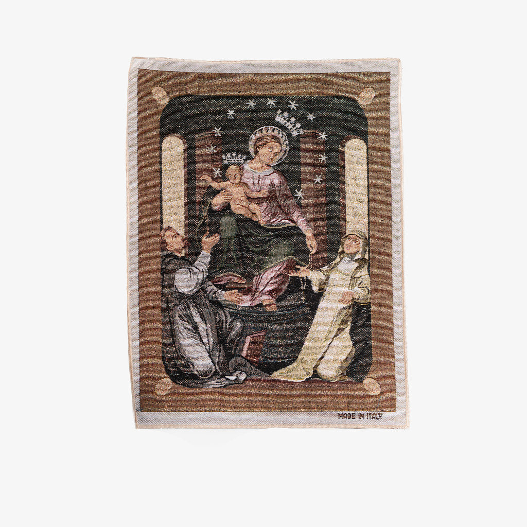 Arazzo in tela d'oro della Madonna di Pompei - Galleria Mariana
