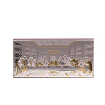 Bassorilievo in legno con lastra di argento dorata dell'Ultima Cena - Galleria Mariana