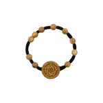 Bracciale in legno d'ulivo Sorelle Clarisse Giubileo 2025 Papa Leone XIV - Galleria Mariana