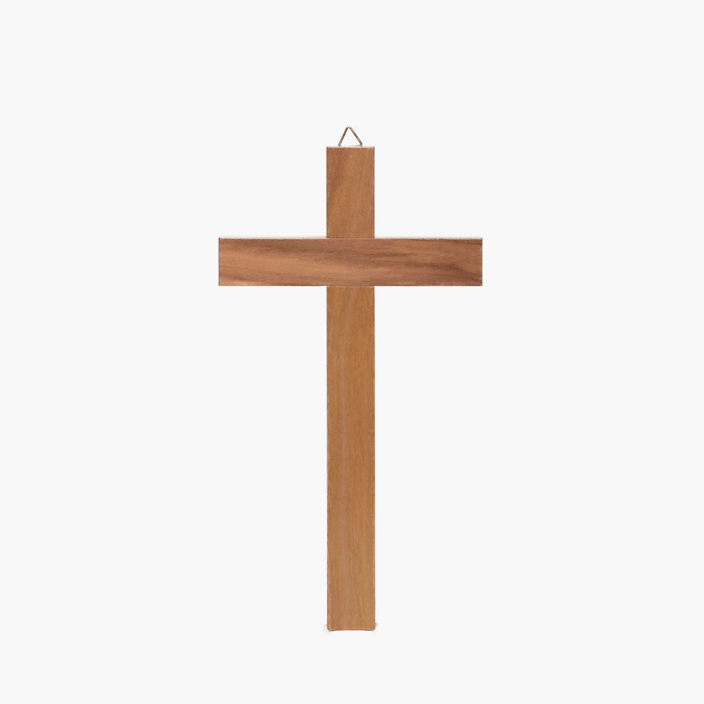 Croce in legno di ulivo liscia - Galleria Mariana