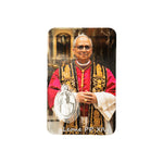 Card Papa Leone XIV con medaglia