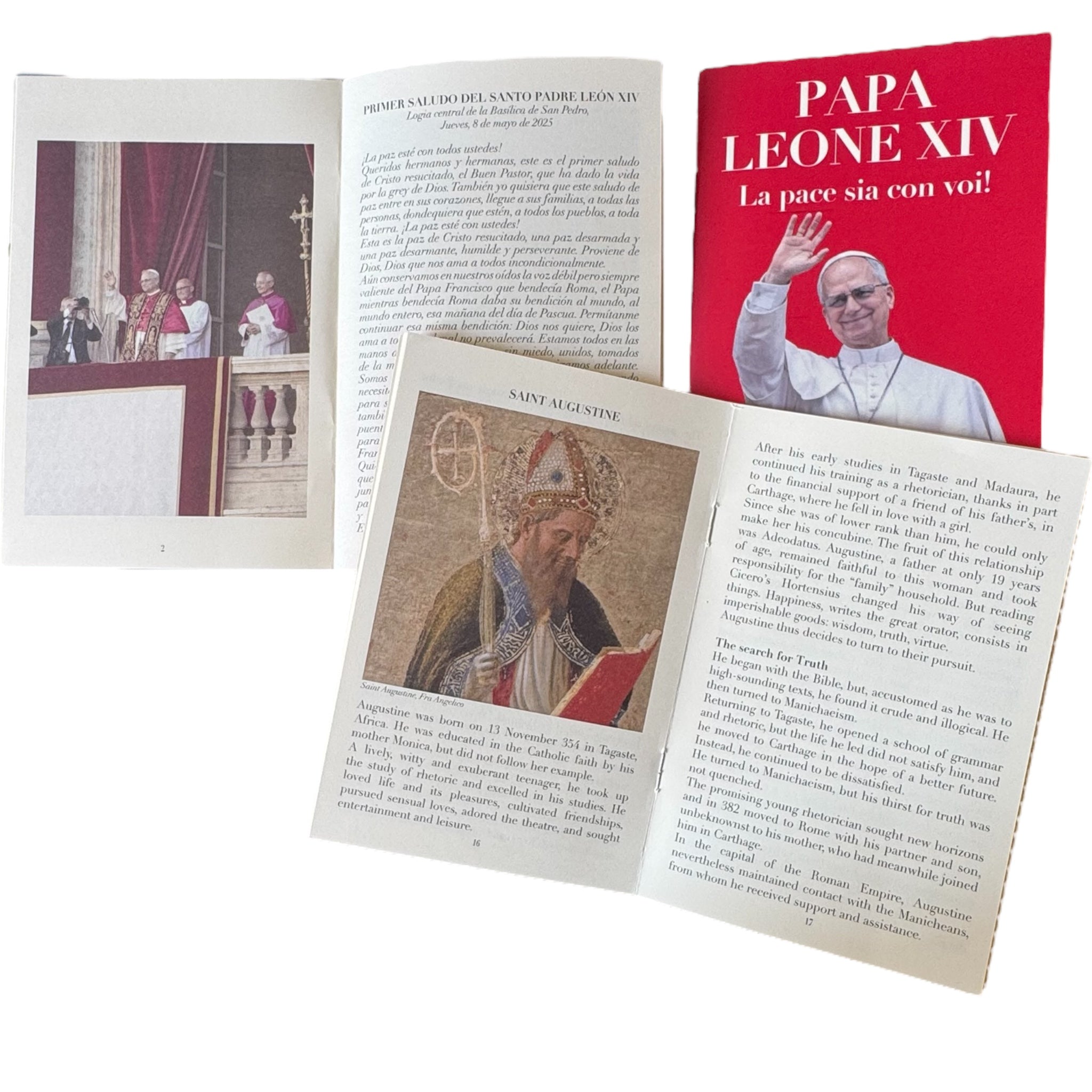 Libro ufficiale Papa Leone XIV - Galleria Mariana