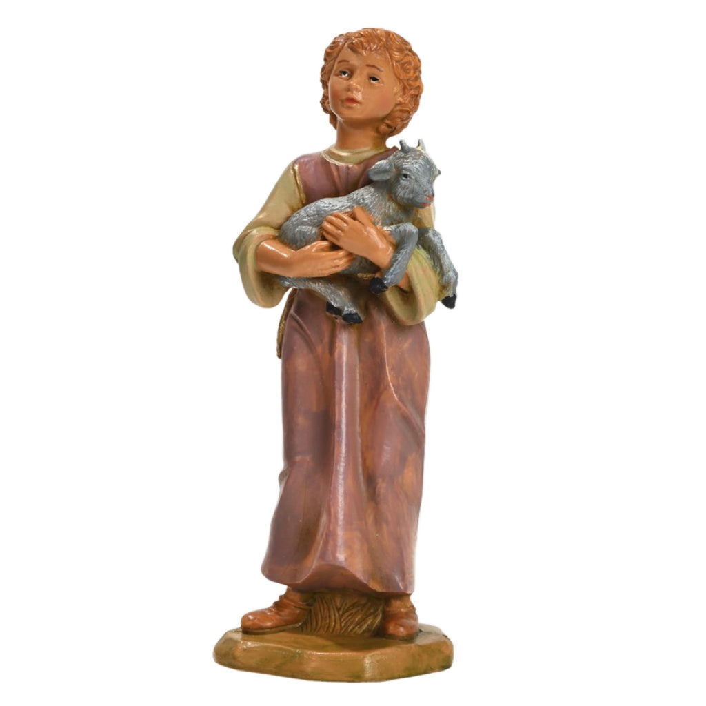 Pastorella bambina con capretta n. 393 per presepe Fontanini 19 cm novità 2023 - Galleria Mariana