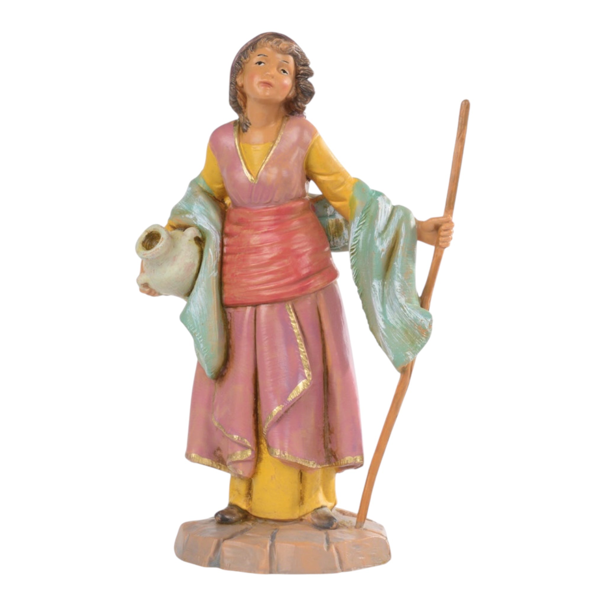Pastorella con anfora n. 397 per presepi Fontanini da 19 cm novità 2025 - Galleria Mariana