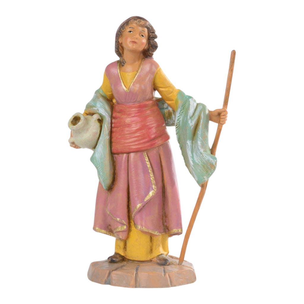 Pastorella con anfora n. 397 per presepi Fontanini da 19 cm novità 2025 - Galleria Mariana