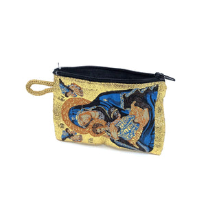 Bolsa de mão religiosa da Madona das Sombras Azuis – Galleria Mariana