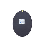 Quadro ovale legno oro e argenti Giubileo 2025 Pellegrini speranza - Galleria Mariana