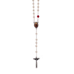 Rosario in madreperla della Madonna scioglinodi - Galleria Mariana