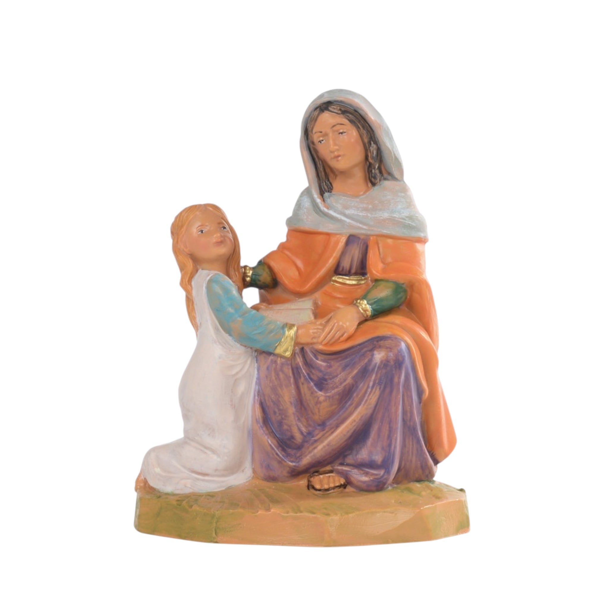 Statuina presepe Sant'Anna con Maria bambina n. 573 novità Fontanini 2025 - Galleria Mariana