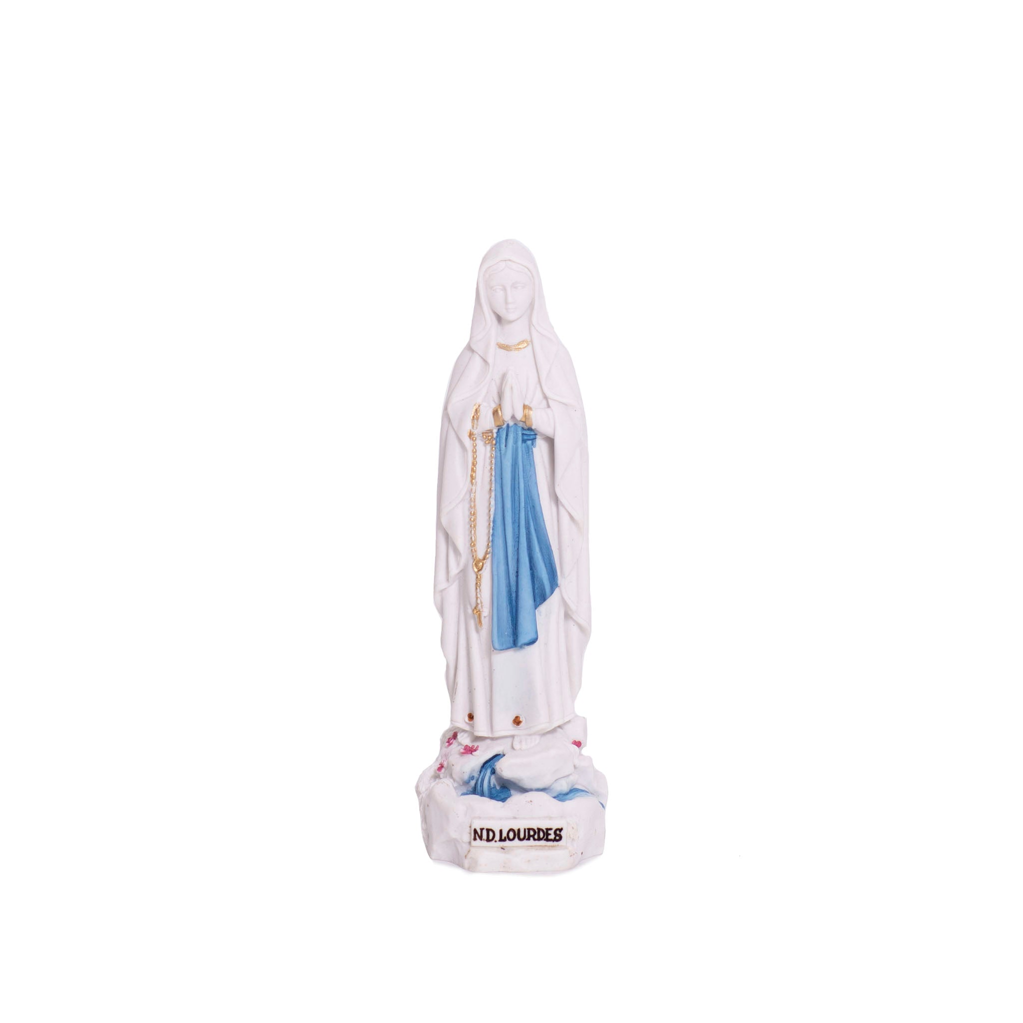 Statua in resina bianca Madonna Miracolosa