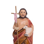 Particolare Statua in resina di San Giovanni Battista - Galleria Mariana
