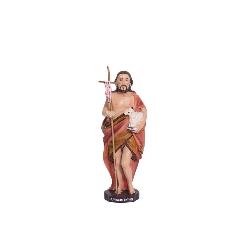 Statua in resina di San Giovanni Battista - Galleria Mariana