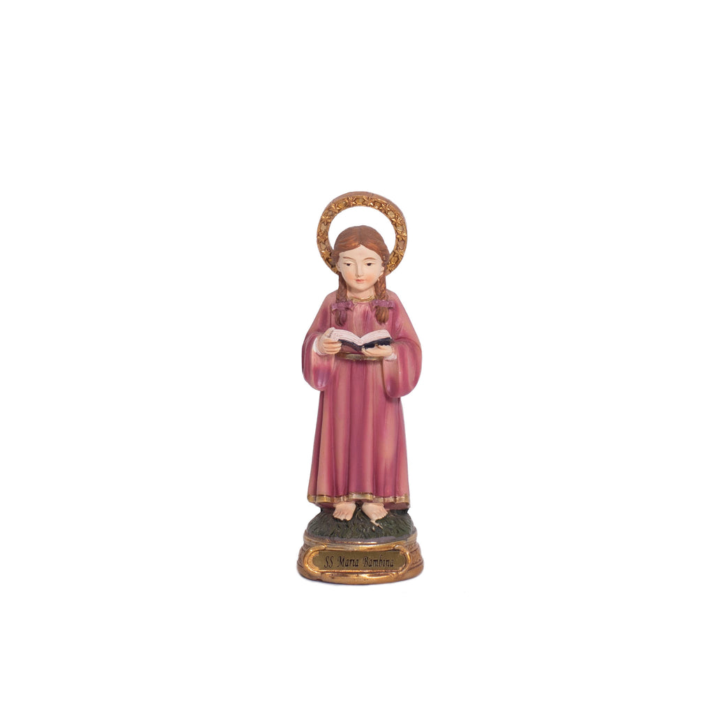 Statua in resina della Santissima Maria bambina - Galleria Mariana