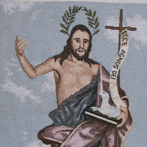 Particolare Arazzo in tela d'oro dell'Ascensione di Gesù - Galleria Mariana