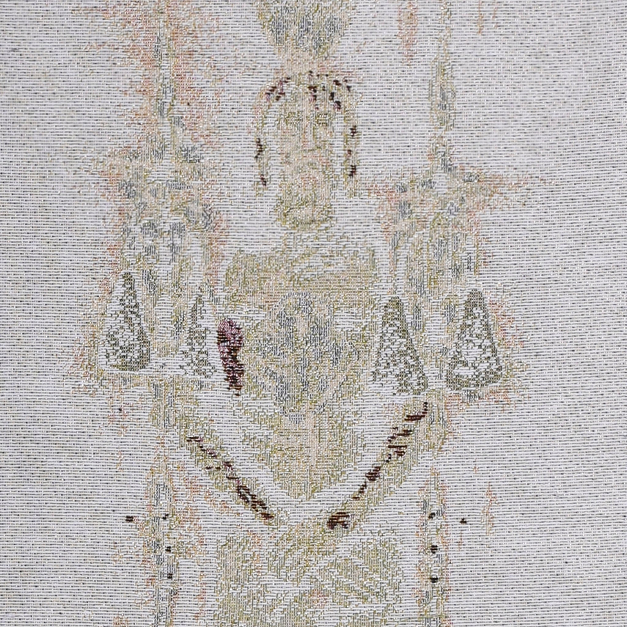 Particolare Arazzo in tela d'oro della Sacra Sindone - Galleria Mariana