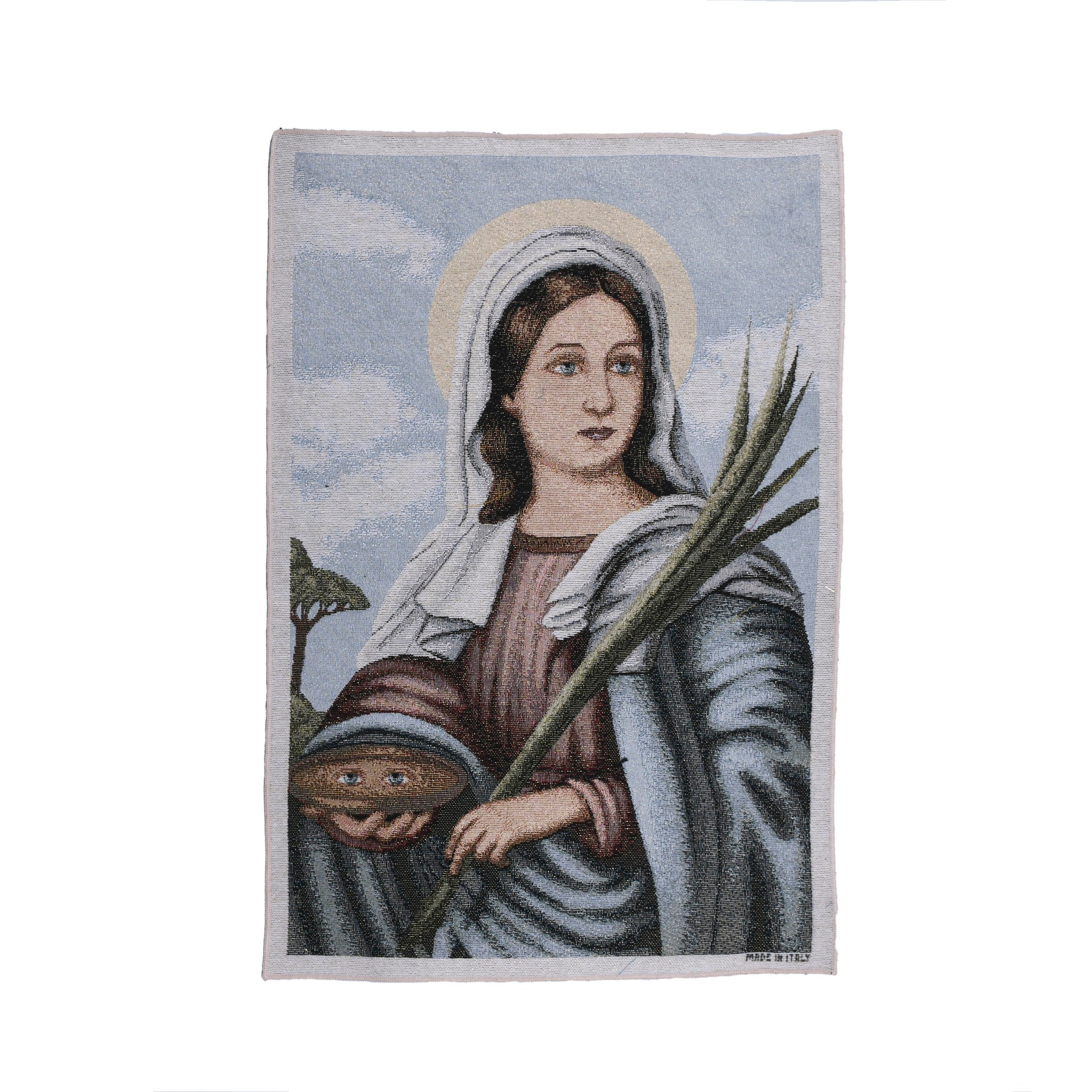 Arazzo in tela d'oro di Santa Lucia - Galleria Mariana