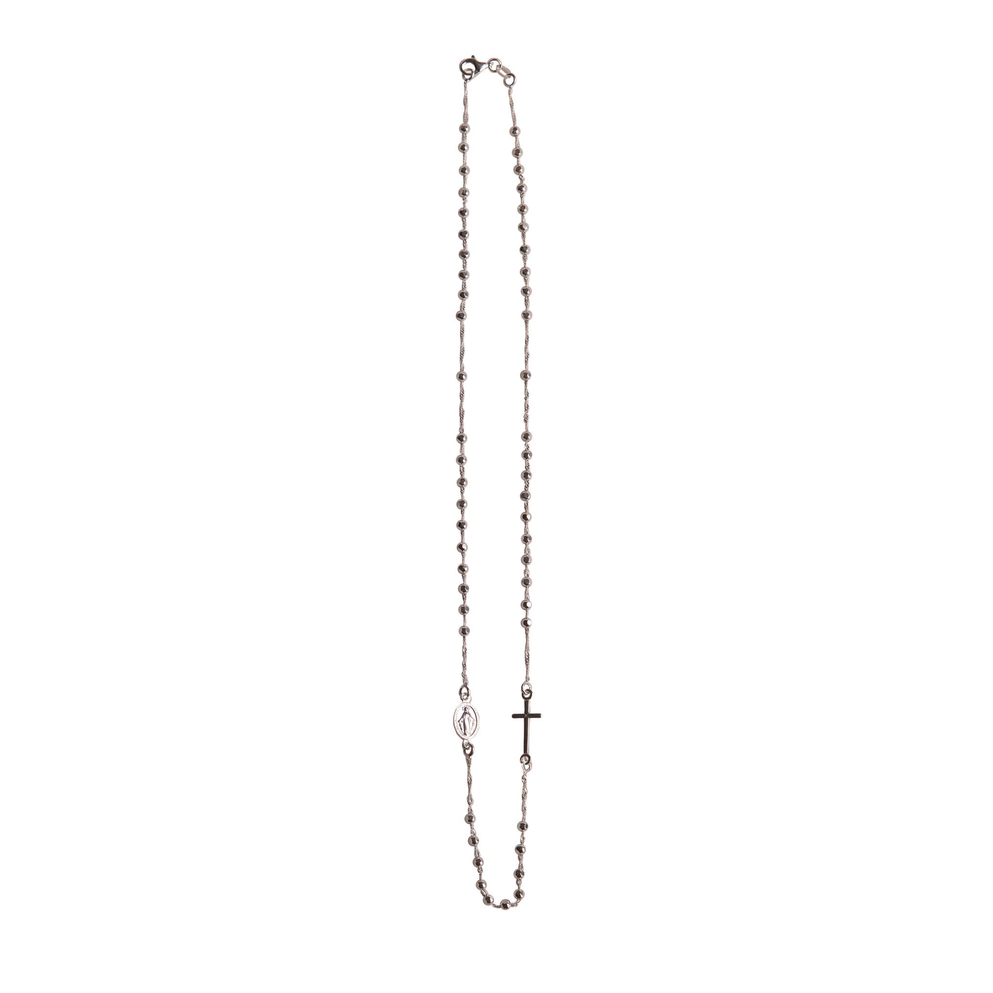 Collana girocollo argentata - Galleria Mariana