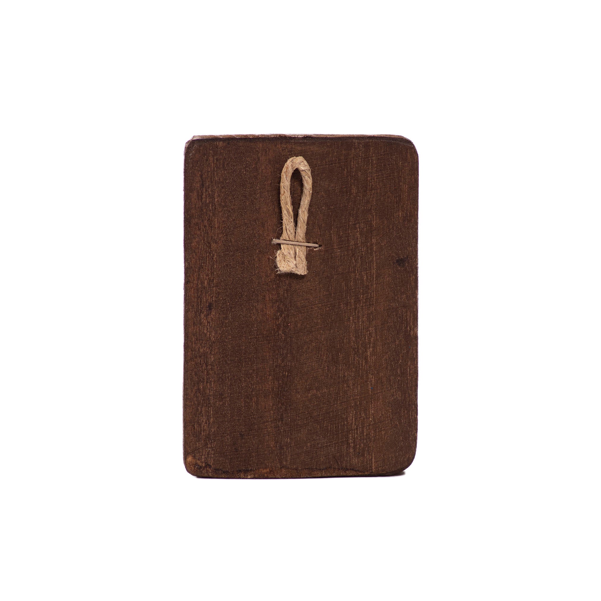 Retro Icona in legno della Madonna col bambino - Galleria Mariana