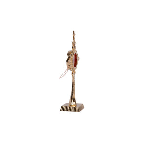 Particolare Reliquiario in bronzo dorato - Galleria Mariana