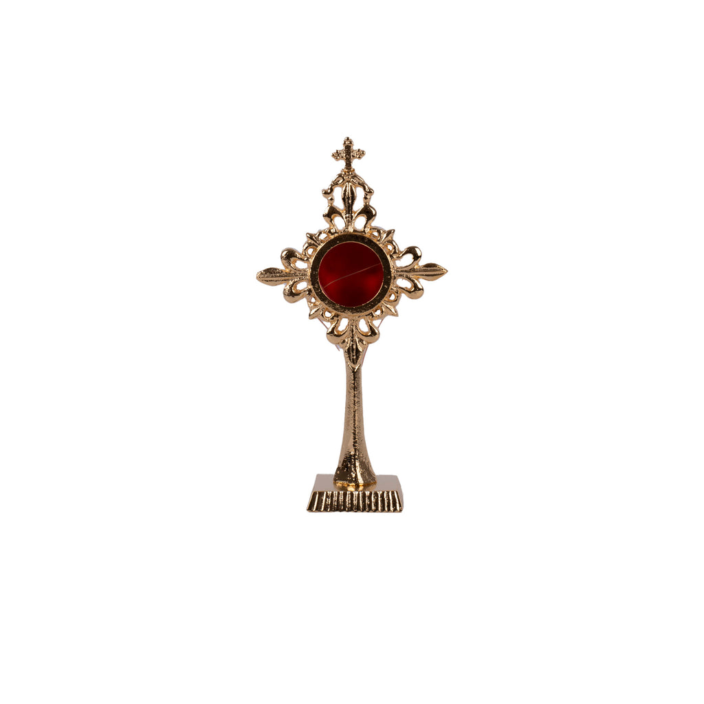 Reliquiario in bronzo dorato - Galleria Mariana