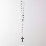 Rosario in argento con pietra blu - Galleria Mariana