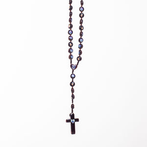 Rosario con corda neri e santi - Galleria Mariana