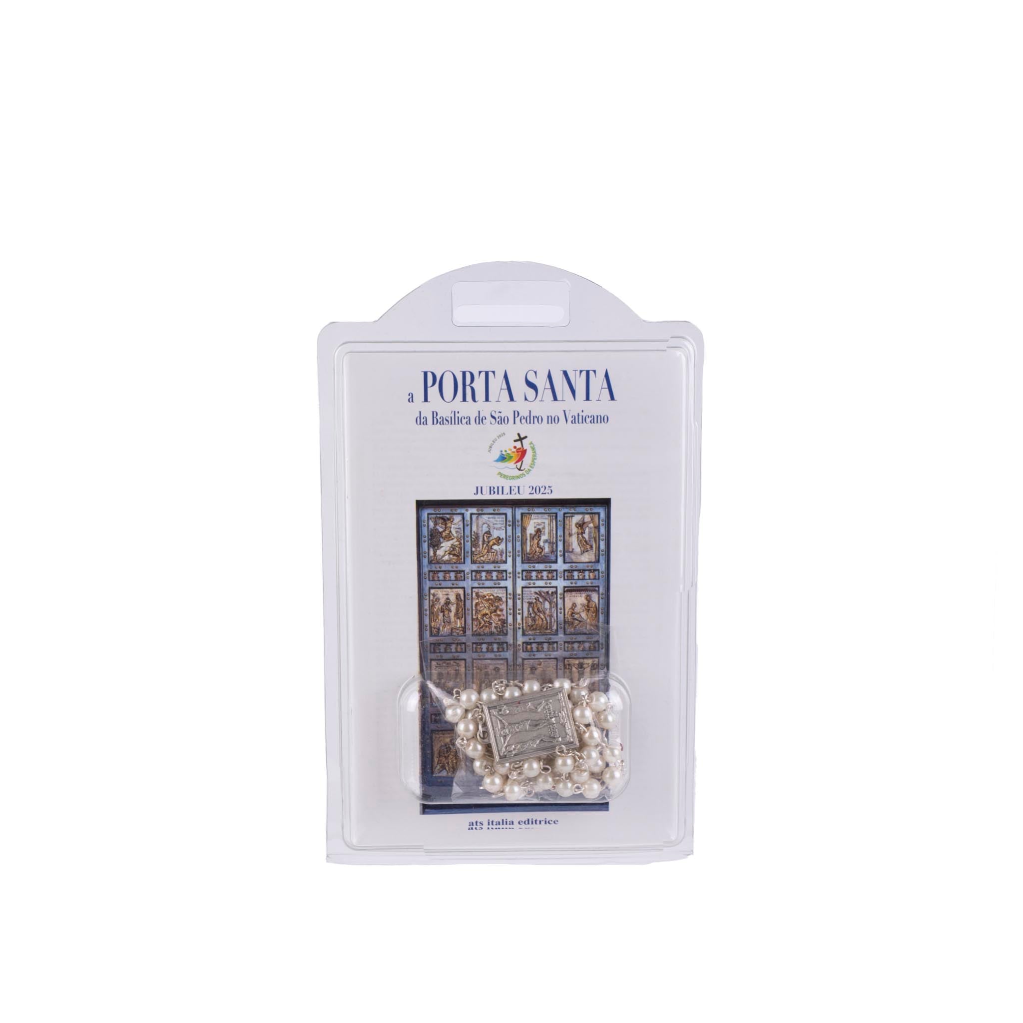 Scatola Rosario del Giubileo 2025 Porta Santa portoghese - Galleria Mariana