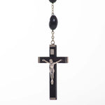Particolare Rosario in legno nero - Galleria Mariana