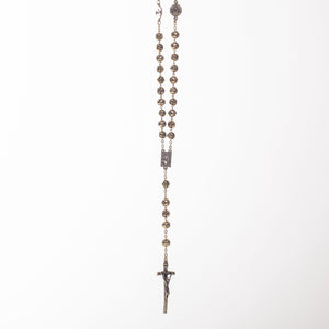 Rosario Di San Benedetto In Ematite E Metallo Con Moschettone - Foto 11