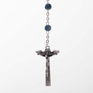 Particolare Rosario del Vaticano blu - Galleria Mariana