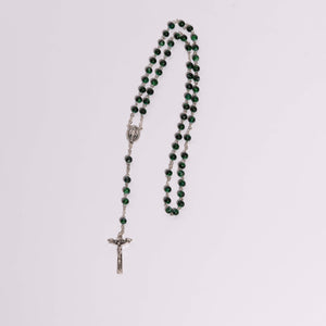 Rosario del Vaticano verde intero - Galleria Mariana