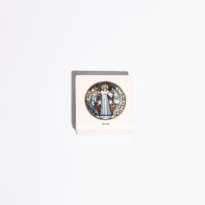 Scatola Rosario in legno di ulivo di San Benedetto - Galleria Mariana