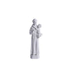 Statua in marmo di San Francesco con bambino - Galleria Mariana