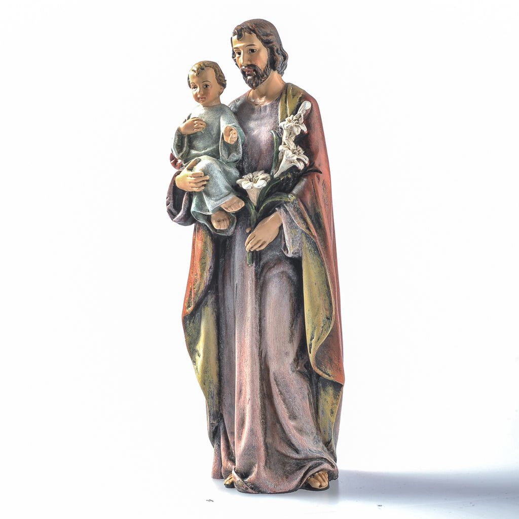 Saint Joseph statue wood - Galleria Mariana