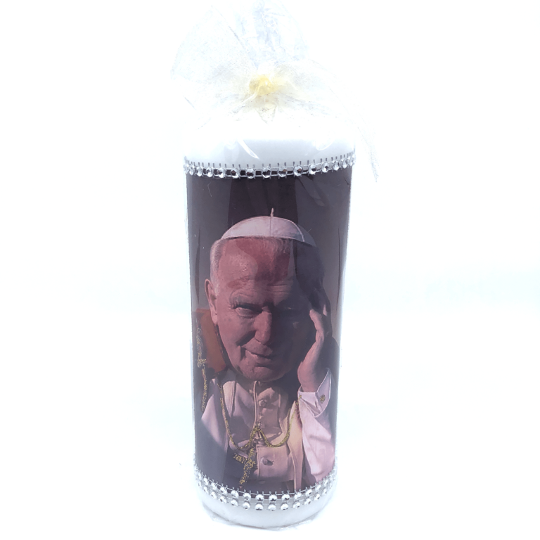 Pope John Paul II Candle - Galleria Mariana