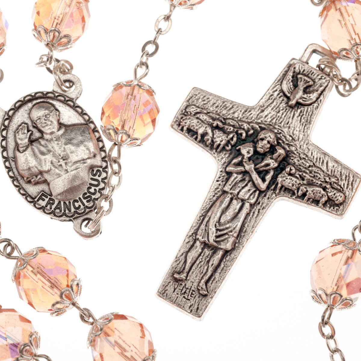 CRYSTAL ROSARY OF POPE FRANCIS 10 mm - Nuova Galleria Mariana s.r.l - 3