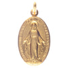 SILVER GOLD PLATED MEDAL OF THE IMMACULATE CONCEPTION OF MIRACOLOUS - Galleria Mariana