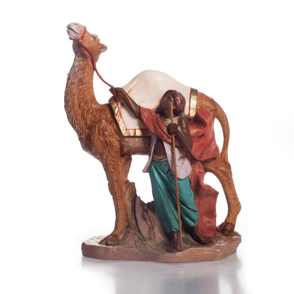 Cammelliere con cammello n. 342 per presepe Fontanini da 19 cm - Galleria Mariana