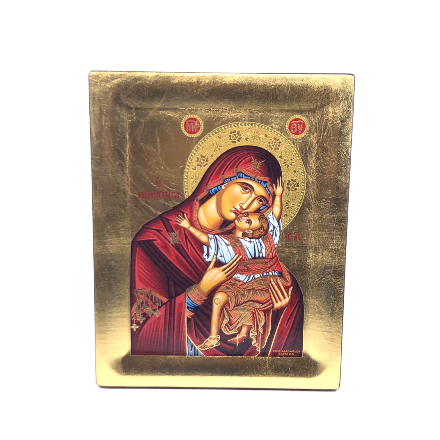 Icona d'oro della Madonna di Vladimir - Galleria Mariana