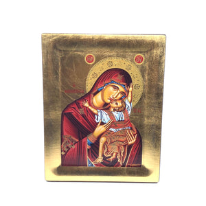 Icona d'oro della Madonna di Vladimir - Galleria Mariana
