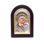 Icona della Madonna di Kazan argento - Galleria Mariana