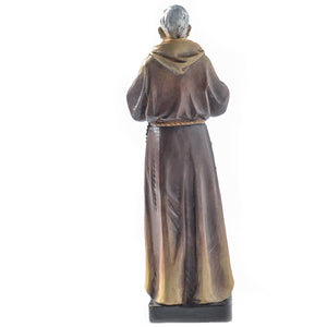 Retro Statua in legno di Padre Pio - Galleria Mariana