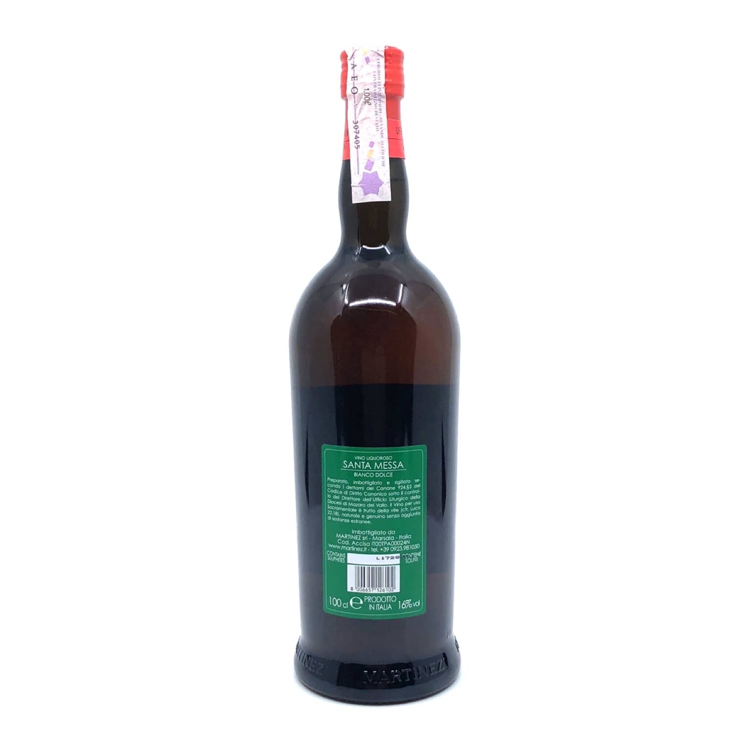 Retro Vino da messa bianco dolce Martinez 100 cl - Galleria Mariana