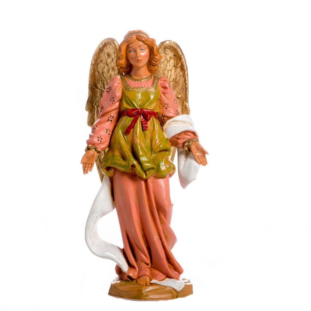 Angelo in piedi per presepi Fontanini da 19 cm - Galleria Mariana