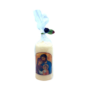 Candela in cera d'api della Sacra Famiglia - Galleria Mariana
