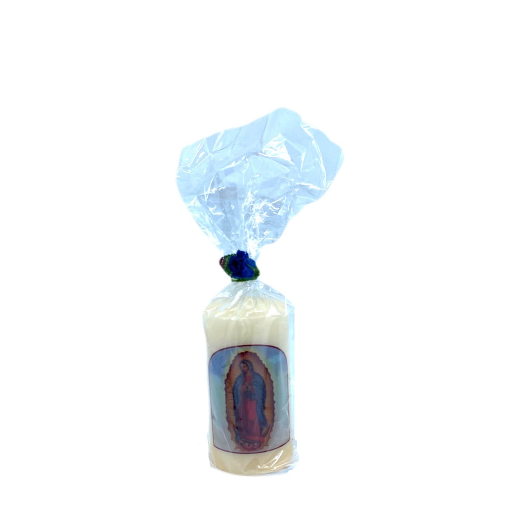 Candela in cera d'api della Madonna di Guadalupe - Galleria Mariana