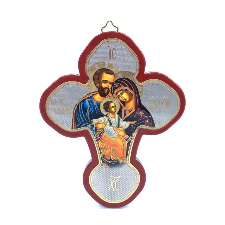 Croce in legno della Sacra Famiglia - Galleria Mariana