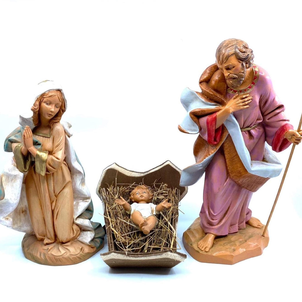 NATIVITÁ 3 PEZZI PER PRESEPE FONTANINI 30 CM Galleria Mariana