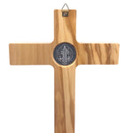 Crucifix wood olive Saint Benedict - Galleria Mariana
